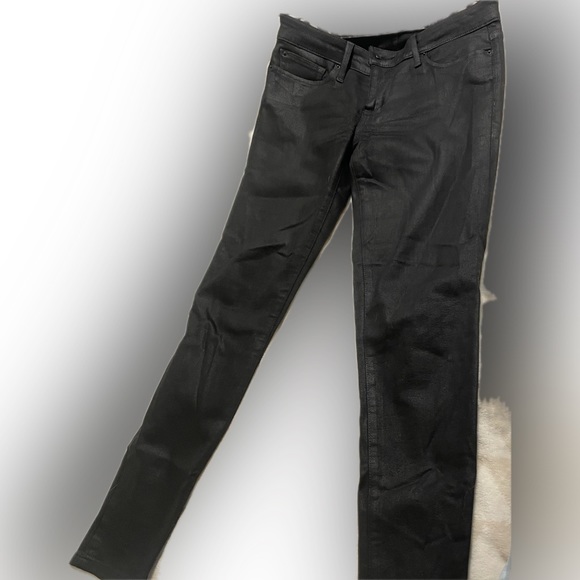 Joe's Jean Vixen Ankle Sassy Skinny Darley Coated Black Size 29 - Picture 2 of 5